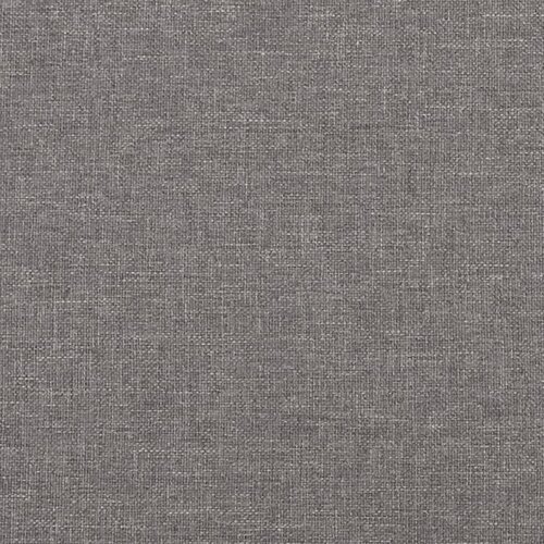  Klupa svjetlosiva 100 x 35 x 41 cm od tkanine Slike