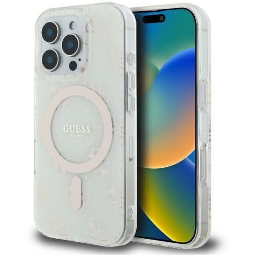 Guess IML 4G OVITEK OZADJE ZA MAGSAFE ZA IPHONE 16 PRO BEL OVITEK, (21973480) Cene