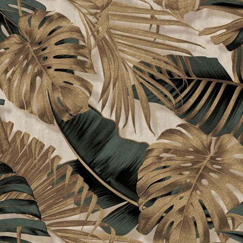 Wallxpert vinilna tapeta malibu, zlatna, 106 cm x 10,05 m Slike