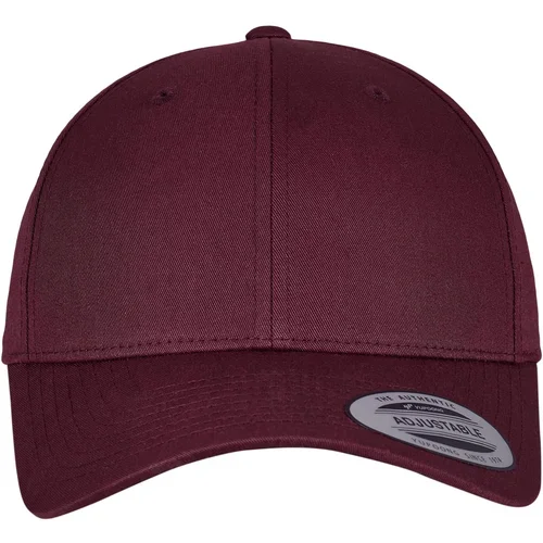 Flexfit Curved classic maroon-colored snapback