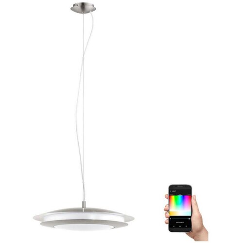 Eglo Moneva-c visilica/1, led, 27w, rgb-bijela, prom 485, nikl/mat Cene