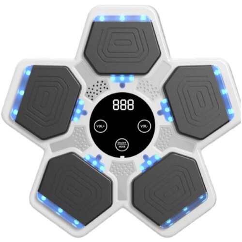 INF Pametni glasbeni boksarski stroj: Bluetooth, nastavljiva hitrost za vadbo White, (5000139966) Cene
