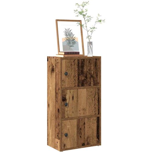 Furnova Knjižna omara starinski les 40x24x77 cm inženirski les, (21933304) Cene
