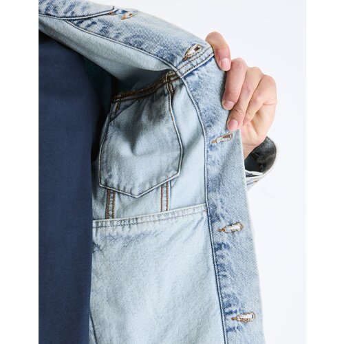 Celio Denim Jacket Gudens - Men's Cene