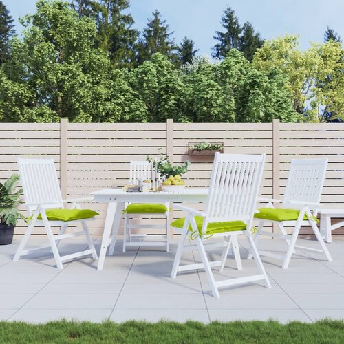 vidaXL Jastuci za stolice 4 kom jarkozeleni 40x40x7 cm tkanina Oxford Cijene