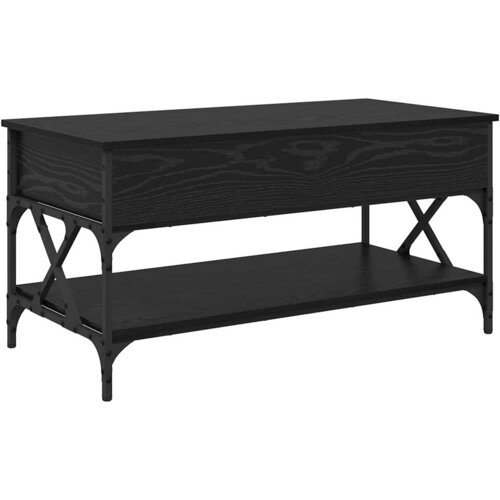  Kava Stol Crni hrast 100 x 50 x 50 cm Konstruirano drvo Slike