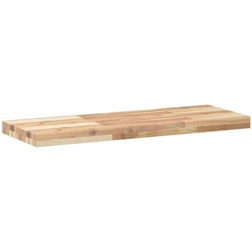  Plutajuća polica 80 x 30 x 4 cm masivno neobrađeno drvo bagrema Slike