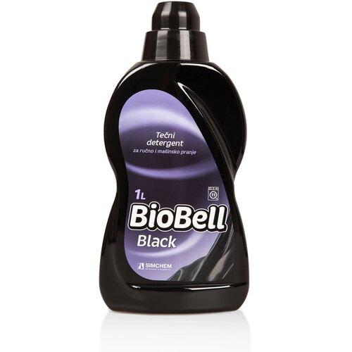 Biobell black tečni deterdžent za ručno i mašinsko pranje rublja biobell black 1000 ml Slike