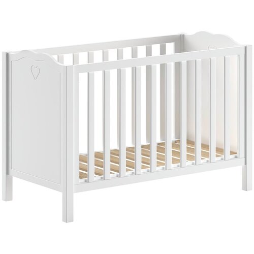 Vipack Bela otro&amp;scaron;ka posteljica iz masivnega bora 60x120 cm Amori &amp;ndash; Slike