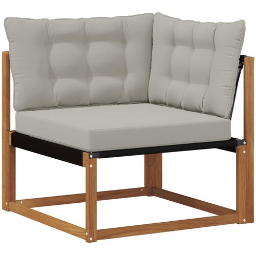  Set vanjskih sofa 8 kom. Prirodna i svjetlosiva Smeđa 406 x 247,5 x 73 cm Slike