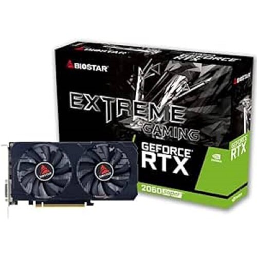 Biostar VGA 2060 Super 8GB 8GB GDDR6, 256-bit, 1x DVI, 1x DP, 1x HDMI Cijene