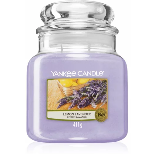 Yankee Candle Lemon Lavender dišeča svečka 411 g unisex