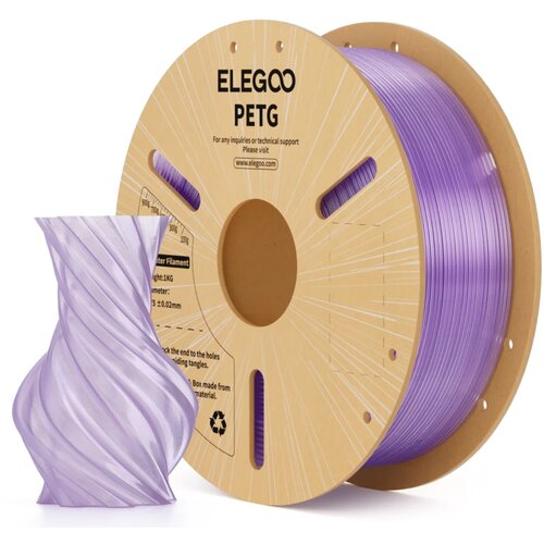 Elegoo PETG Translucent Purple - 1,75 mm / 1000 g Slike