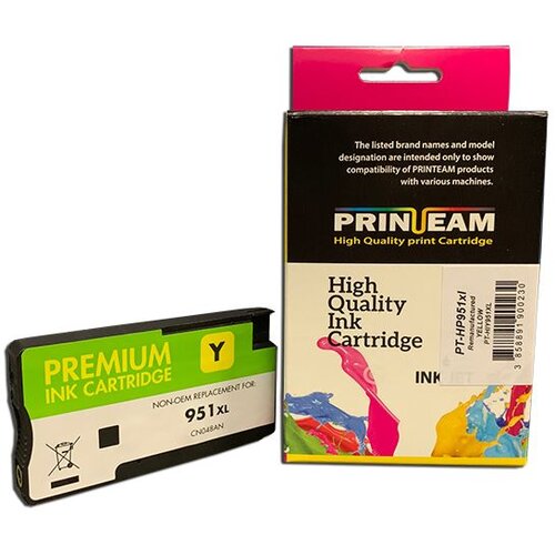  Tinta Print-Team HP CN048AE No.951XL REMANUFACTURE -Yellow Cene