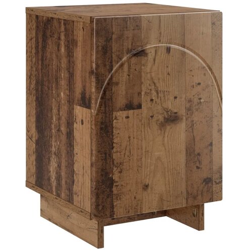  Noćni ormar Staro drvo 33 5 x 34 5 x 50 cm Konstruirano drvo - Staro drvo 1 Slike