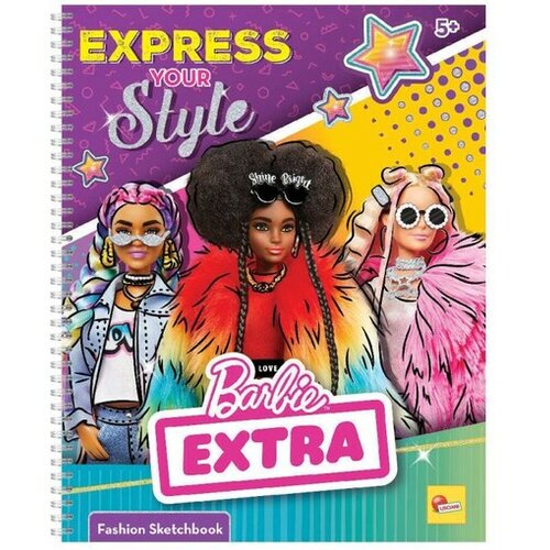 Barbie knjiga za crtanje express your style 12679 Slike
