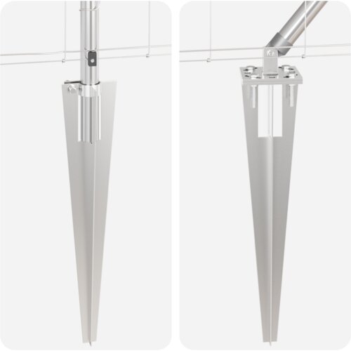 VidaXL Ograda za polje 1.2x25 m od galvaniziranog čelika Slike