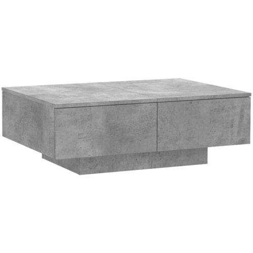 Maison Chic Klubska mizica - kavna mizica - Nizka mizica betonsko siva 90x60x31 cm iverna plo&amp;scaron;ča, (21753682) Slike