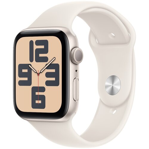 Apple Watch SE GPS 40mm Starlight Aluminium Case with Starlight Sport Band - M/L Cene