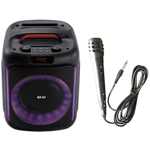 Akai karaoke 20W RMS, BT, FM, RGB, mikrofon, baterija, ABTS-V20 Cijene