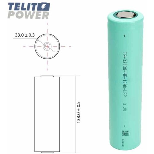 Topband TB-33138-HE A-grade LiFePO4 ćelija 3.2V 15Ah &amp;ndash; Visoka struja pražnjenja Slike