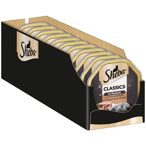 Sheba Mega pakiranje zdjelice 22 x 85 g - Classics pa&amp;scaron;teta pačetina i piletina Slike