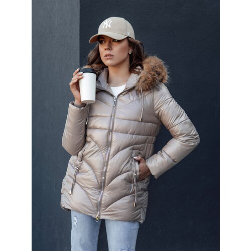 DStreet Kurtka damska zimowa WINTERCHIC kamelowa Cijene