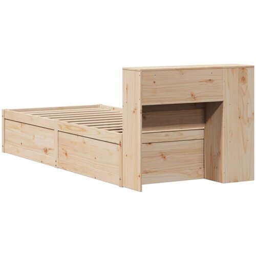  Okvir kreveta bez madraca 75 x 190 cm od masivne borovine Slike