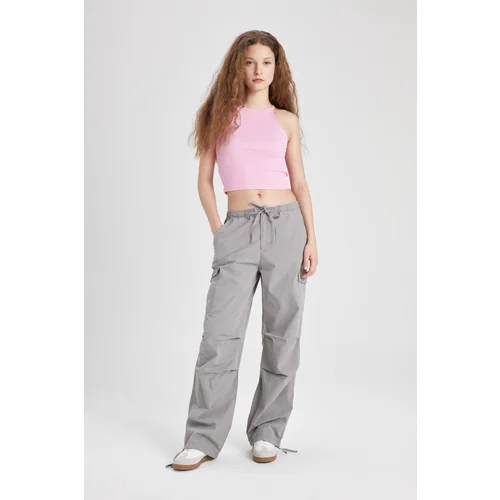 Defacto Cool Parachute Normal Waist Poplin Trousers