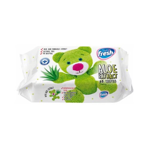 Fresh vlažne maramice BABY ALOE VERA 60/1 Slike