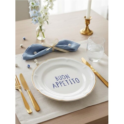 Sinsay Keramički tanjur s natpisom Buon Appetito Cene