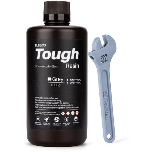 Elegoo Tough Resin 1,000g Grey Cene