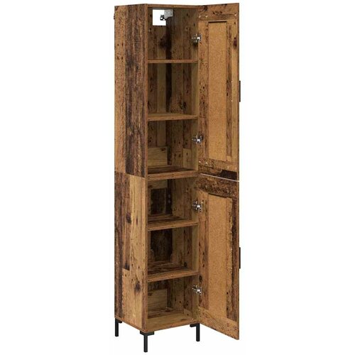  Highboard Staro drvo 34,5 x 34 x 180 cm Konstruirano drvo Slike