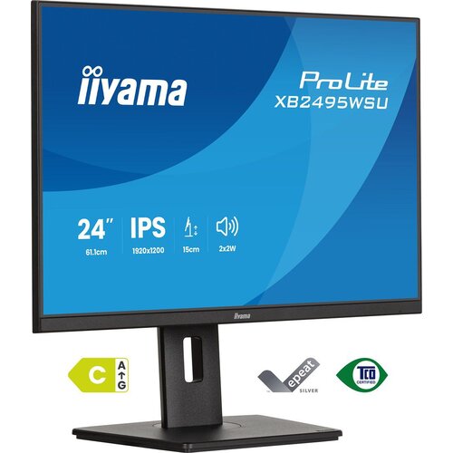 Iiyama ProLite XB2495WSU-B1 computer monitor 61.2 cm (24.1) 1920 x 1200 pixels Full HD LCD Black Cijene