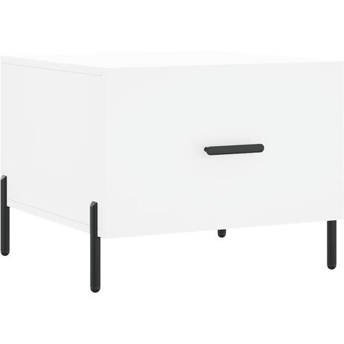  Stolići za kavu 2 kom bijeli 50x50x40 cm od konstruiranog drva Slike