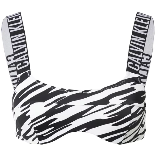 Calvin Klein Swimwear Bikini zgornji del črna / bela