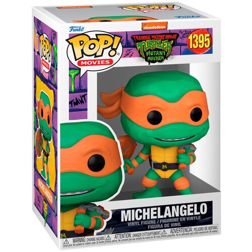 Funko bobble figure teenage mutant ninja turtles - mayhem pop! - michelangelo Cene