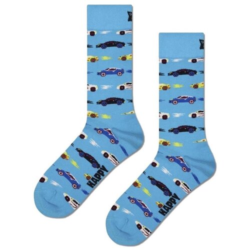 Happy Socks Najlonke / Samostoječe nogavice Car Stripe Modra Cene