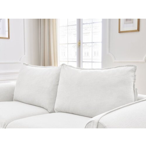 Bobochic Paris Bela sedežna garnitura za spanje/raztegljiva 236 cm Archimede &amp;ndash; Slike