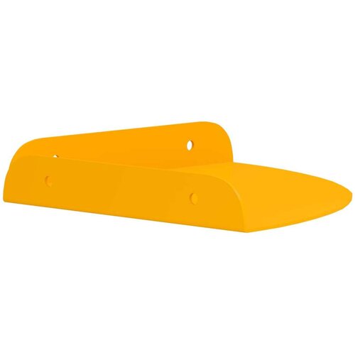  Lebdeća polica s policom s pohranom 4 pcs Žuta 18 x 18 x 2 cm - žuta boja senfa 18 cm 4 Slike