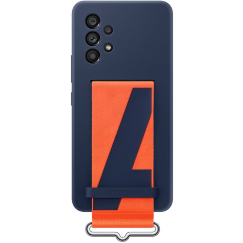 Samsung original ovitek Silicon Cover with Strap EF-GA536TNE za SAMSUNG Galaxy A53 - moder Cene