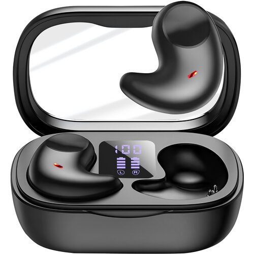 AVIZAR Brezžične slu&scaron;alke Bluetooth 5.3 Stereo z basi in aktivnim odpravljanjem hrupa, Črna, (5000231637) Cene