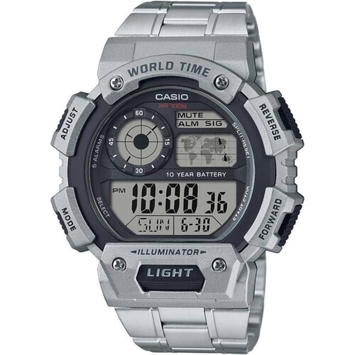 Casio Mu&amp;scaron;ki ručni sat, Kvarcni mehanizam, AE-1400WHD-1AVDF, Srebrna boja Slike
