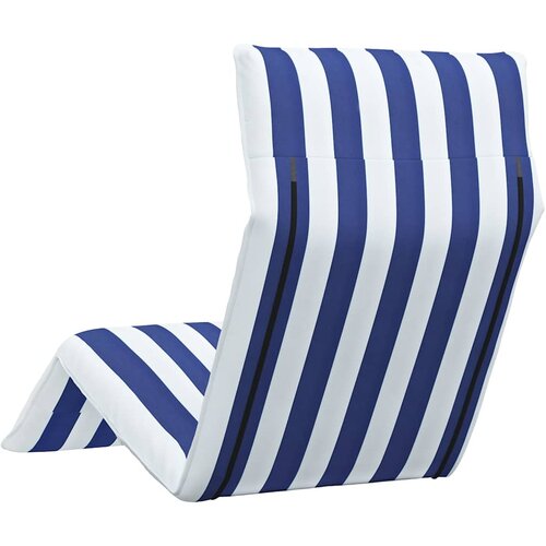  Sklopiva ležaljka za sunčanje plavo-bijela 175x54x8 5 cm Oxford tkanina - Plava i bijela 1 Slike