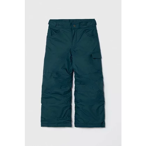 Columbia Otroške hlače zelena barva