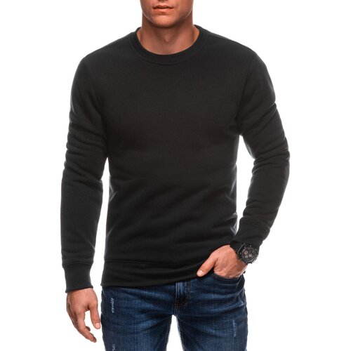 Edoti BASIC men's uniform round neck sweatshirt - black Cijene
