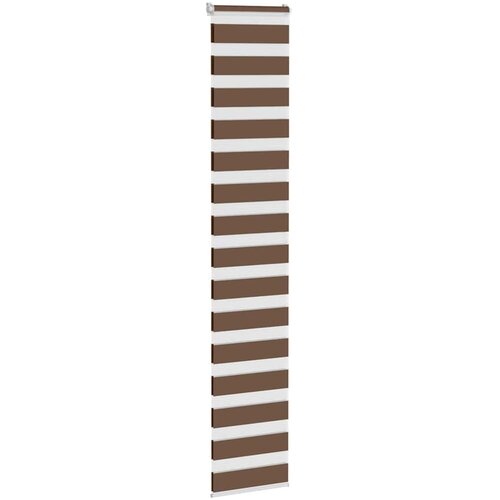 vidaXL Zebra zavesa rjava 40x200 cm širina blaga 35,9 cm poliester, (5000297624) Cene