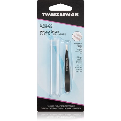 Tweezerman Mini Slant Tweezer - Stainless Cene
