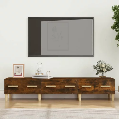 TV omarica dimljeni hrast 150x34,5x30 cm konstruiran les, (20731115)