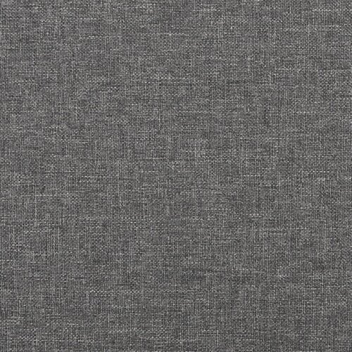  Tabure svjetlosivi 45 x 29,5 x 35 cm od tkanine Slike